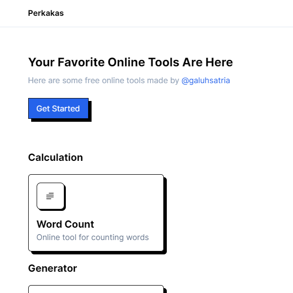 Tools